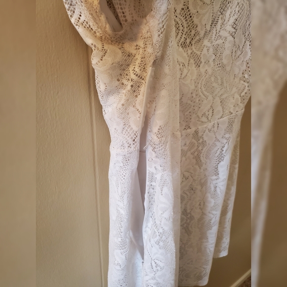 💝 5/$20 -No Boundaries White Lace Dress - Picture 4 of 7